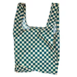 Kind Bag Medium Bag Checkerb. Teal & Beige, Detail View 7 | One Horizon