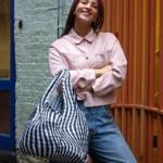 Kind Bag Medium Bag Gingham Distorted, Detail View 5 | One Horizon