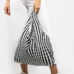 Kind Bag Medium Bag Gingham Distorted, Detail View 6 | One Horizon