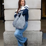 Kind Bag Medium Bag Gingham Distorted, Detail View 7 | One Horizon