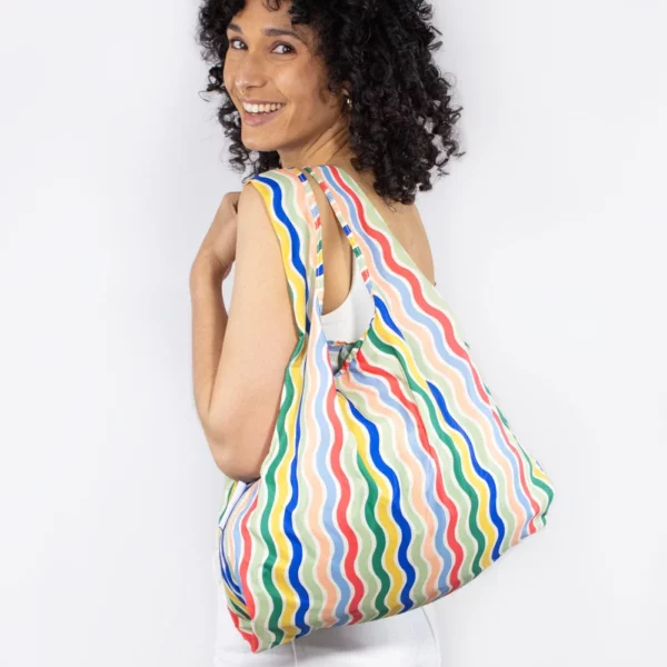 Medium Bag - Rainbow Waves