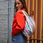 Kind Bag Medium Bag Rainbow Waves, Detail View 7 | One Horizon