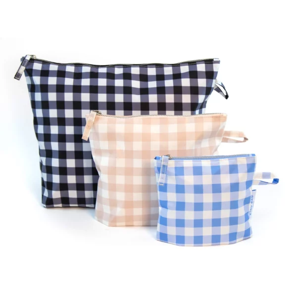 Pouches 3-Pack - Gingham