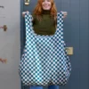 Kind Bag XL Bag Checkerb. Teal & Beige, Detailansicht 2 | One Horizon