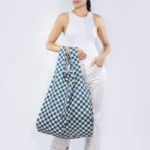 Kind Bag XL Bag Checkerb. Teal & Beige, Detailansicht 5 | One Horizon