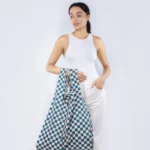 Kind Bag XL Bag Checkerb. Teal & Beige, Detailansicht 10 | One Horizon
