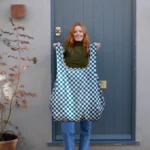 Kind Bag XL Bag Checkerb. Teal & Beige, Detailansicht 13 | One Horizon