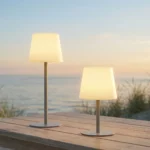 Lampe de table Kreafunk Arc, couleur terracotta, vue détaillée 2 | One Horizon