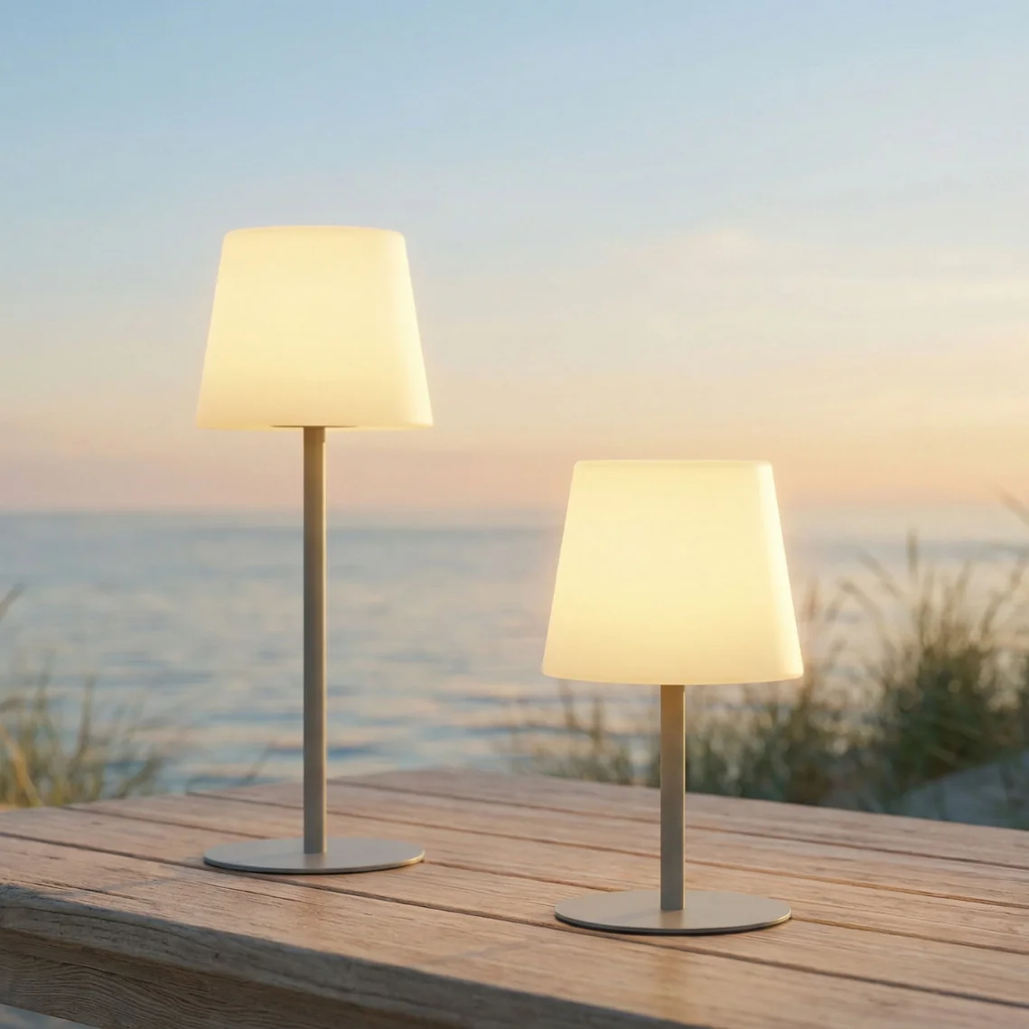 Lampe de table Kreafunk Arc, couleur terracotta, vue détaillée 2 | One Horizon