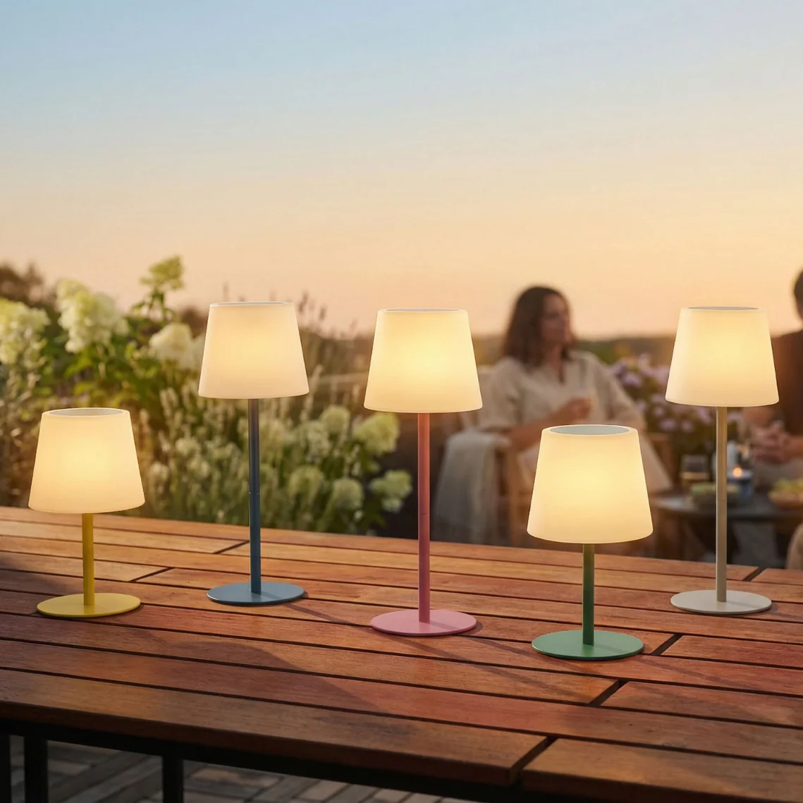Lampe de table Kreafunk Arc, couleur terracotta, vue détaillée 3 | One Horizon