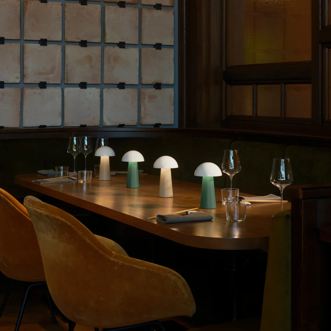 Lampe de table Kreafunk « Bello Nordic Green », vue détaillée n° 6 | One Horizon