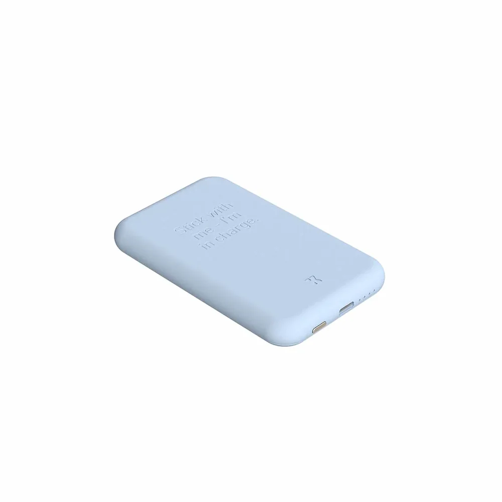 toCHARGE QI Powerbank Bleu