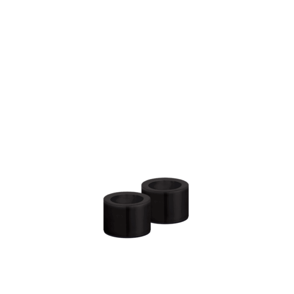 "Light" Candle Holder for Pillar Candles, Set of 2
