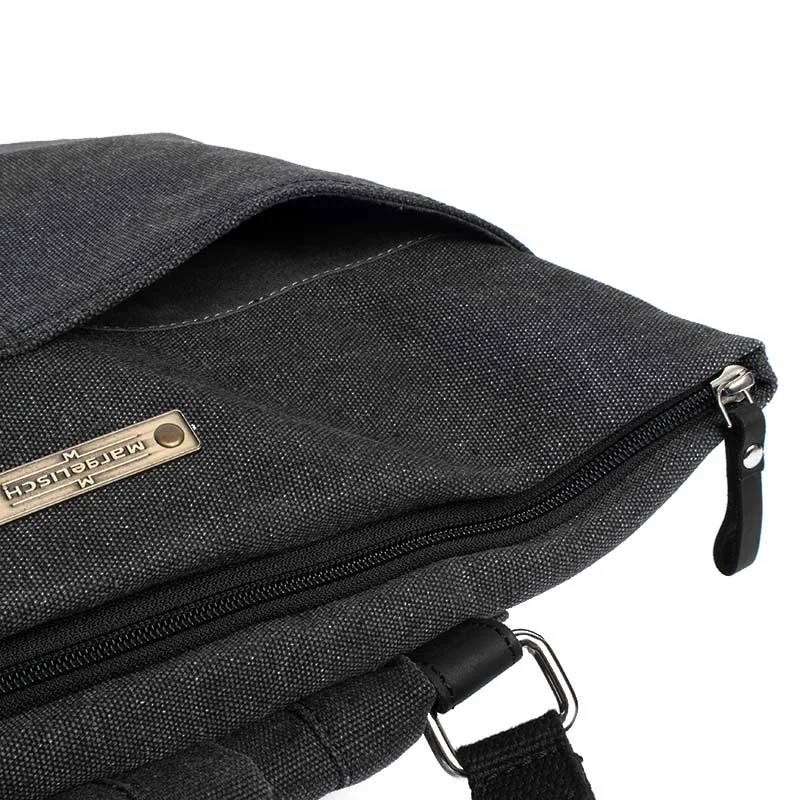 Margelisch Canvas Rucksack Amini 1 Charcoal, Detailansicht 6 | One Horizon