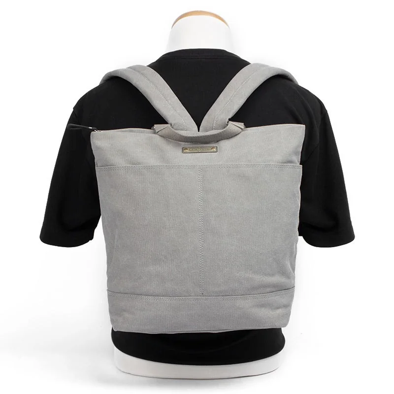 Margelisch Canvas Rucksack Amini 1 Grey, Detailansicht 2 | One Horizon