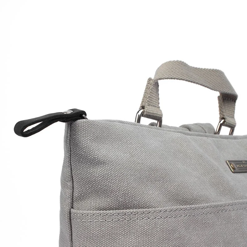 Margelisch Canvas Rucksack Amini 1 Grey, Detailansicht 7 | One Horizon