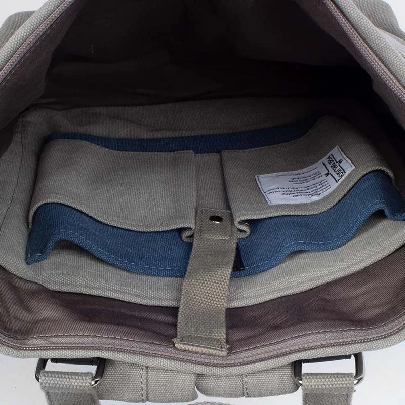 Margelisch Canvas Rucksack Amini 1 Grey, Detailansicht 9 | One Horizon