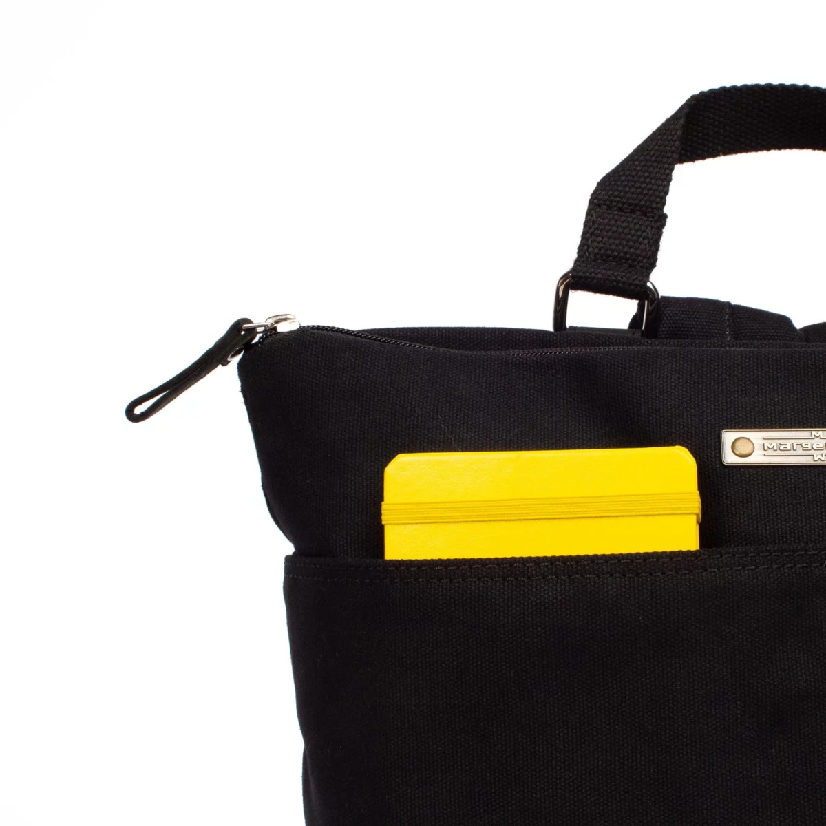 Margelisch Canvas Rucksack Amini 1 Schwarz, Detailansicht 5 | One Horizon