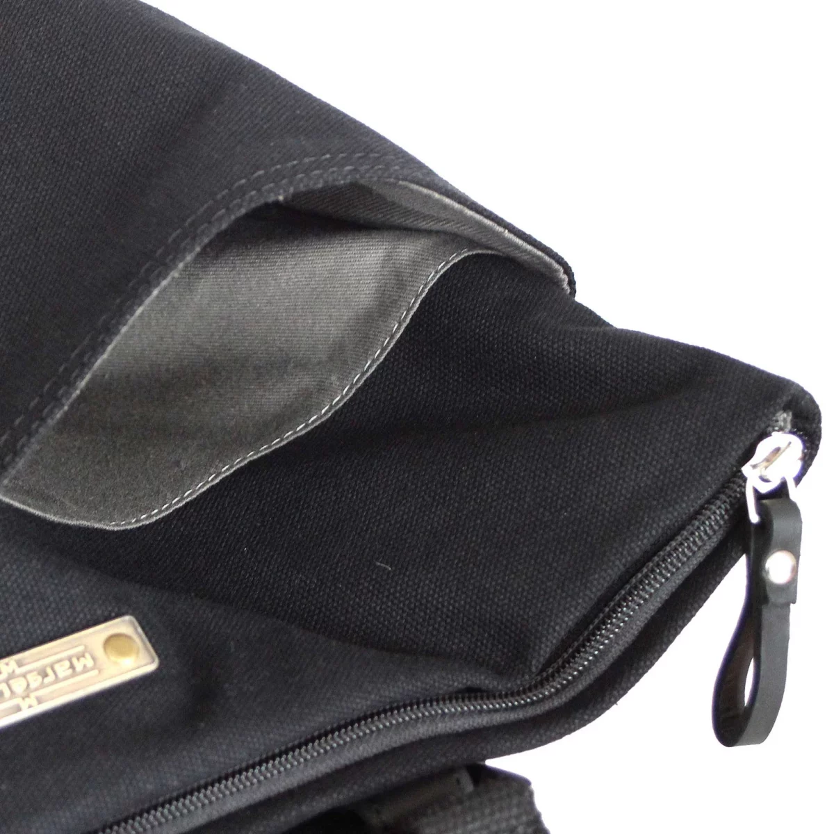 Margelisch Canvas Rucksack Amini 1 Schwarz, Detailansicht 6 | One Horizon