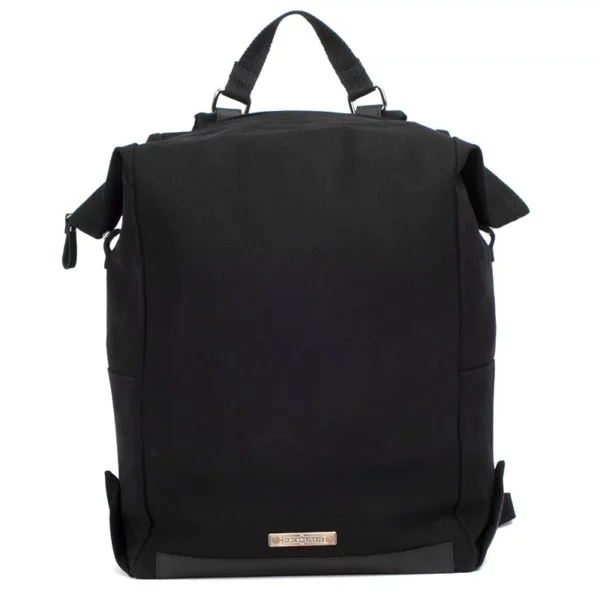 Canvas Rucksack Evon 1 - Schwarz