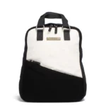 Margelisch Canvas Rucksack Minu 1 Black-White | One Horizon