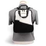 Margelisch Canvas Backpack Minu 1 Black-White, Detail View 4 | One Horizon