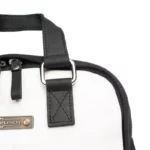 Margelisch Canvas Minu 1 Backpack, Black-White, Detail View 5 | One Horizon