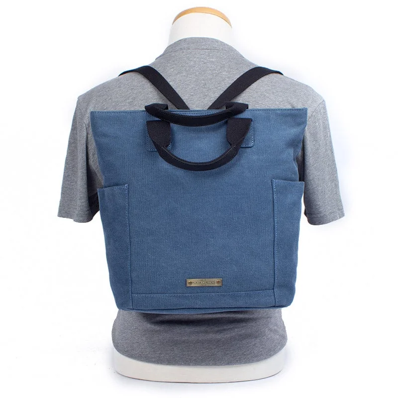 Margelisch Canvas Rucksack Tacha 1 Denim, Detailansicht 3 | One Horizon