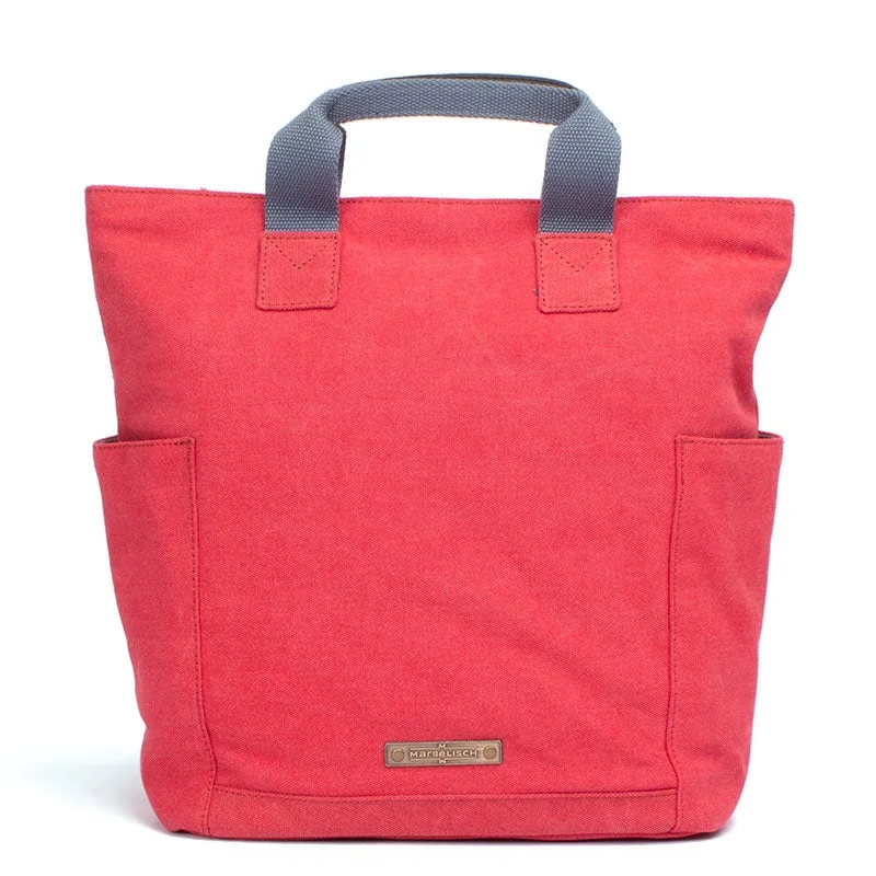 Margelisch Canvas Rucksack Tacha 1 Rot | One Horizon