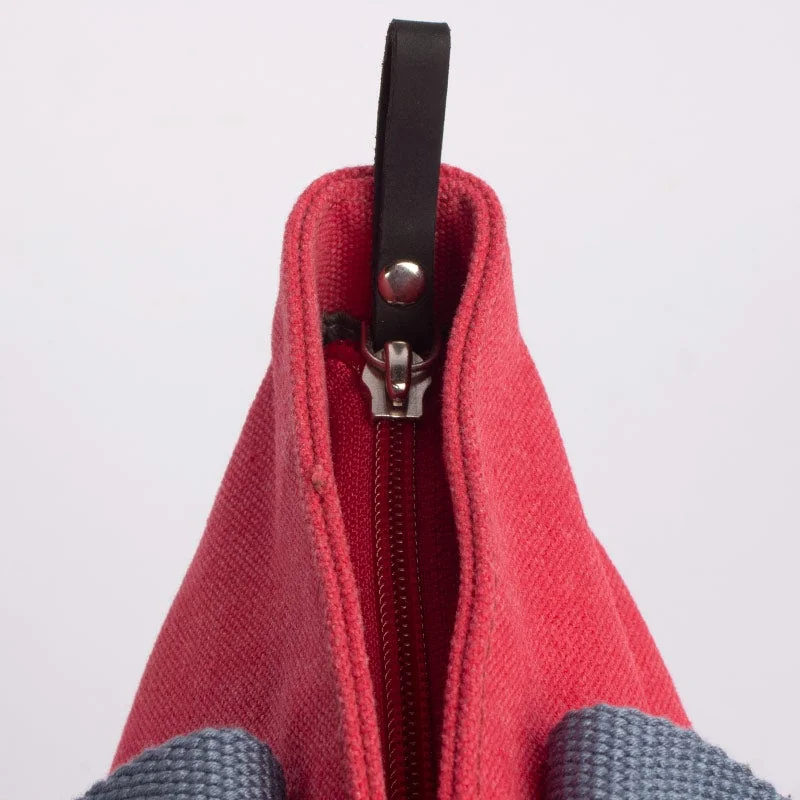 Margelisch Canvas Rucksack Tacha 1 Rot, Detailansicht 7 | One Horizon