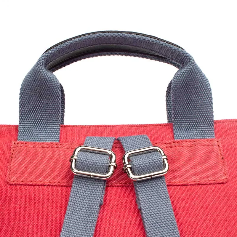 Margelisch Canvas Rucksack Tacha 1 Rot, Detailansicht 8 | One Horizon