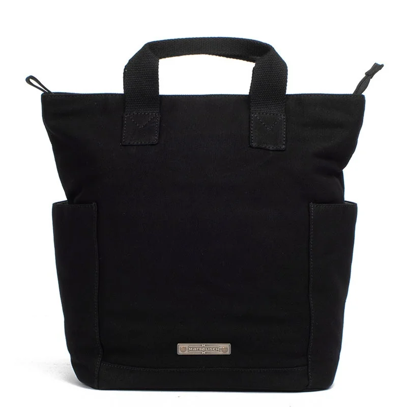 Margelisch Canvas Rucksack Tacha 1 Schwarz | One Horizon