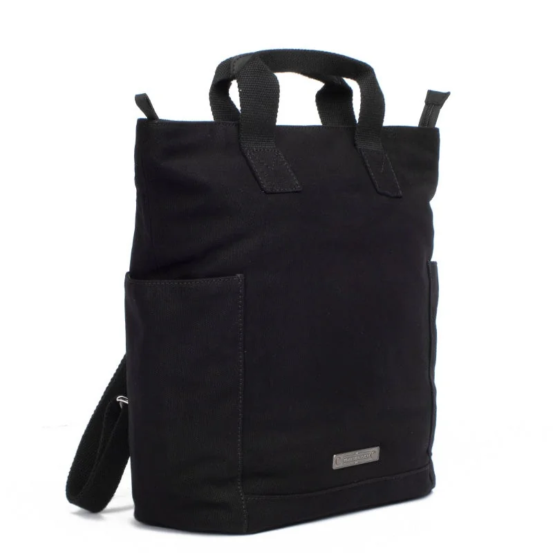 Margelisch Canvas Rucksack Tacha 1 Schwarz, Detailansicht 2 | One Horizon