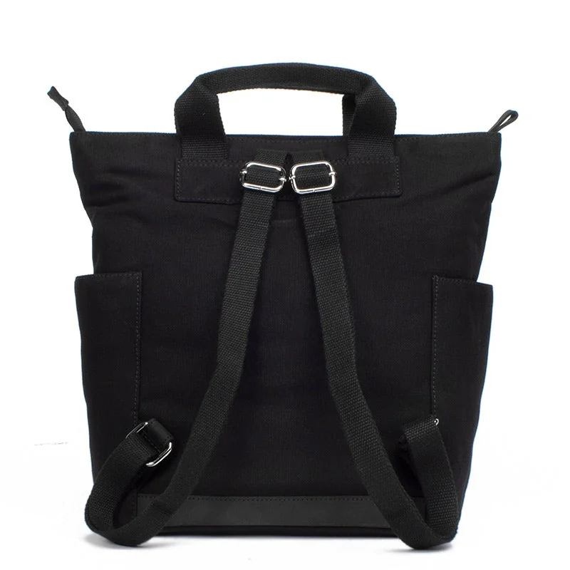 Margelisch Canvas Rucksack Tacha 1 Schwarz, Detailansicht 5 | One Horizon