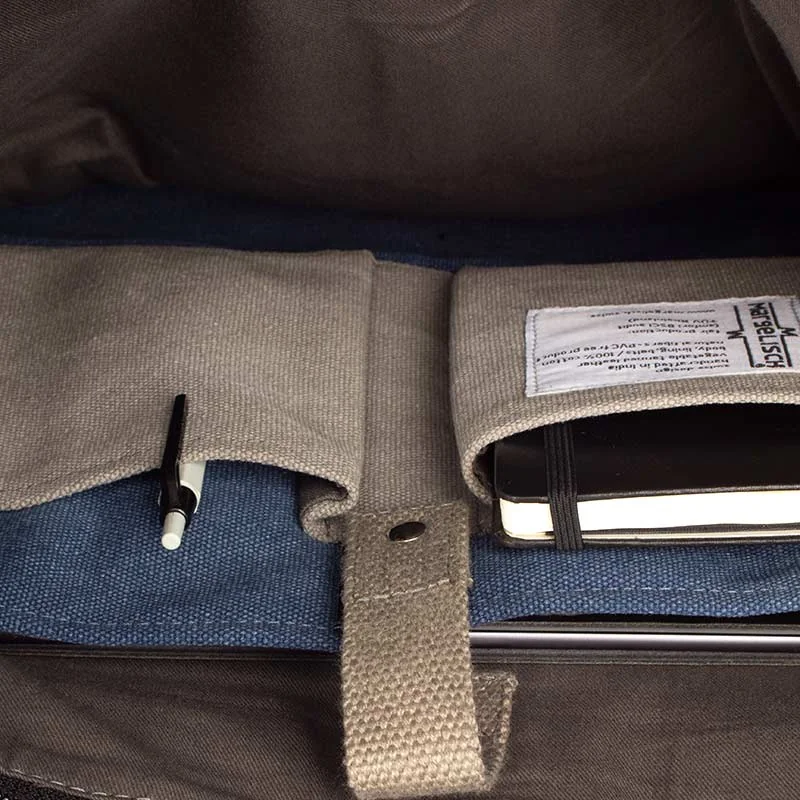 Margelisch Canvas Rucksack Tacha 1 Schwarz, Detailansicht 7 | One Horizon