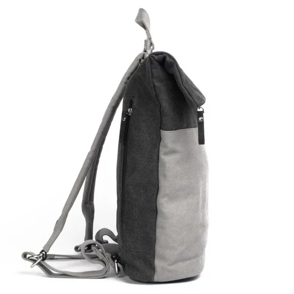 Margelisch Canvas Rucksack Ulom 4 Charcoal-Grey, Detailansicht 2 | One Horizon