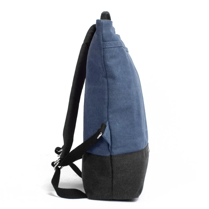 Margelisch Canvas Rucksack Yoko 1 Denim-Charcoal, Detailansicht 3 | One Horizon