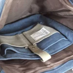 Margelisch Canvas Rucksack Yoko 1 Denim-Charcoal, Detailansicht 8 | One Horizon