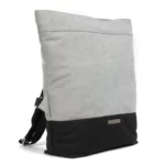 Margelisch Canvas Rucksack Yoko 1 Grey-Black, Detailansicht 2 | One Horizon