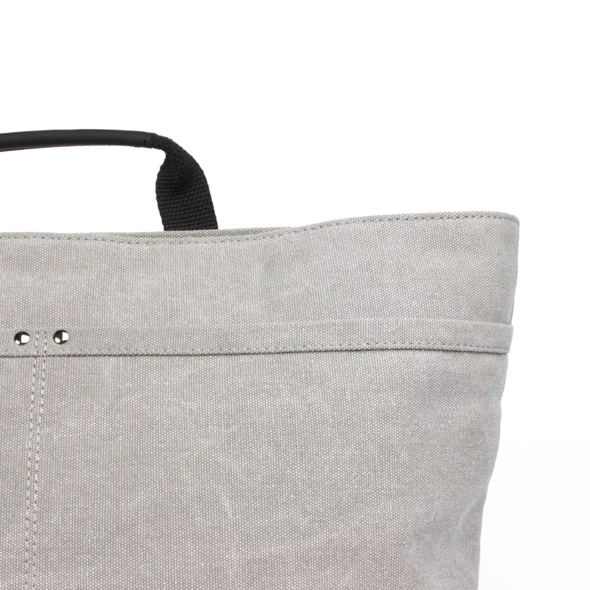 Margelisch Canvas Rucksack Yoko 1 Grey-Black, Detailansicht 6 | One Horizon