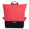 Margelisch Yoko 1 Canvas Backpack, Red-Black | One Horizon