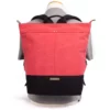 Margelisch Canvas Rucksack Yoko 1 Red-Black, Detailansicht 4 | One Horizon