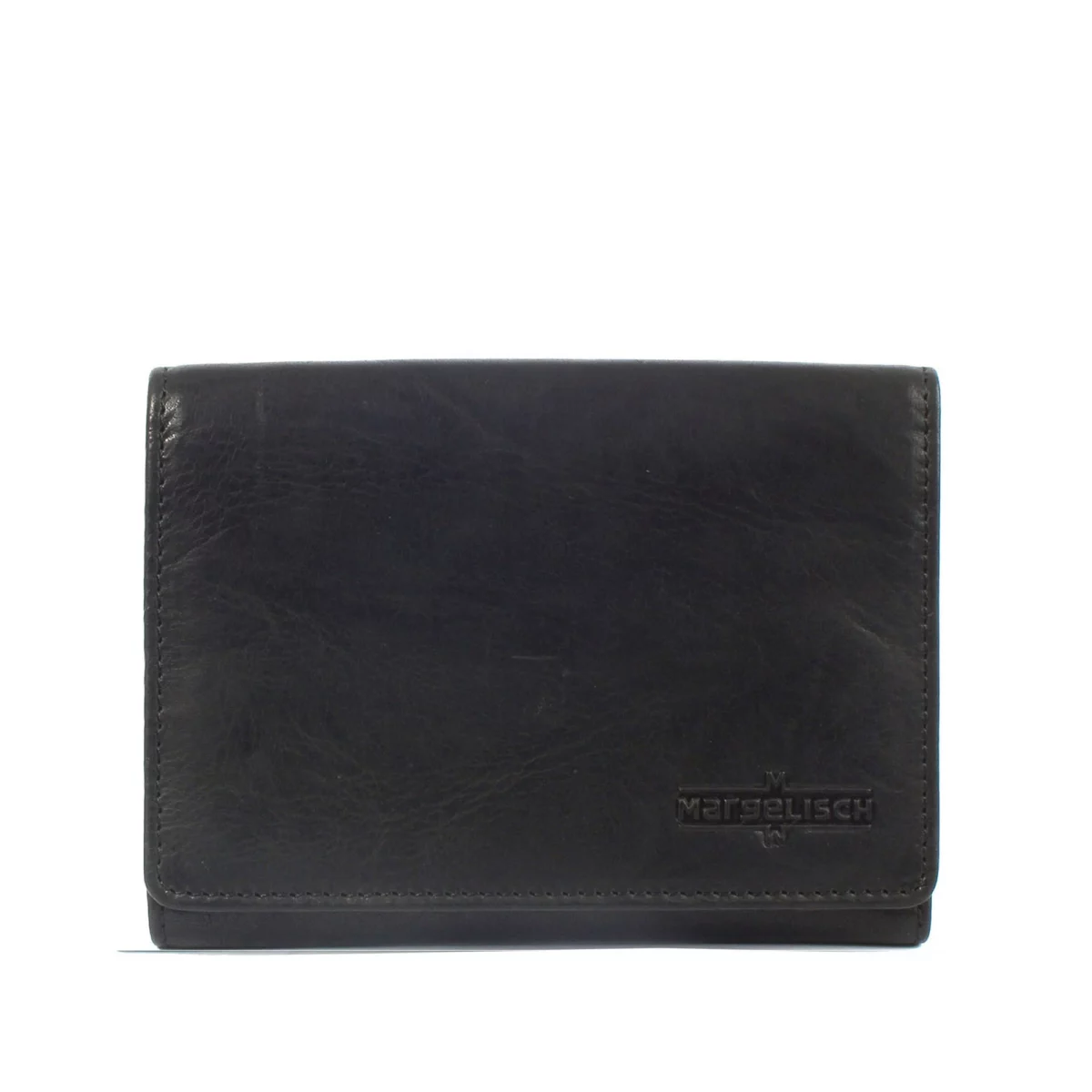 Porte-monnaie en cuir RFID Berlin 2 Noir