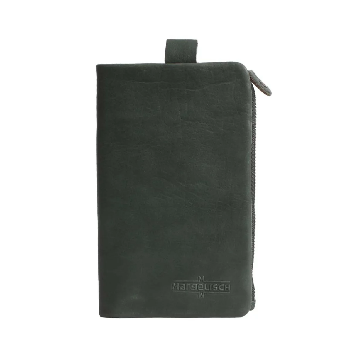 Porte-monnaie en cuir RFID Hambourg 2A Vert