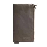 Porte-monnaie en cuir RFID London 2A Gris