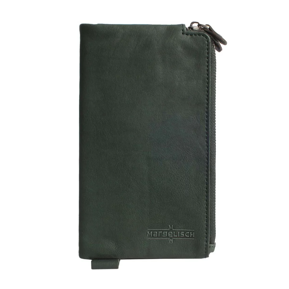 Porte-monnaie en cuir RFID London 2A Vert