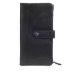 Margelisch RFID-Leder Geldbörse New York 2 Schwarz | One Horizon