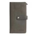 Margelisch RFID-Leder Geldbörse New York 2A Grau | One Horizon