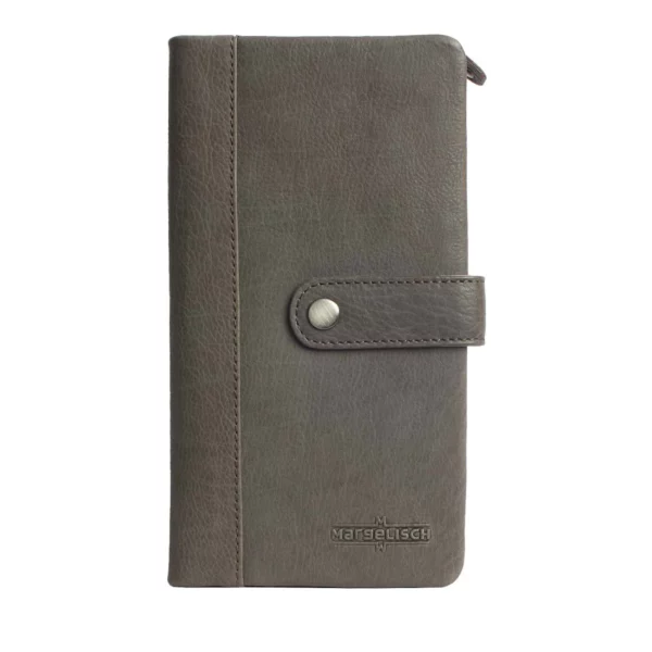 Porte-monnaie en cuir RFID New York 2A - Gris