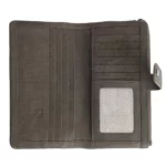 Margelisch RFID-Leder Geldbörse New York 2A Grau, Detailansicht 5 | One Horizon
